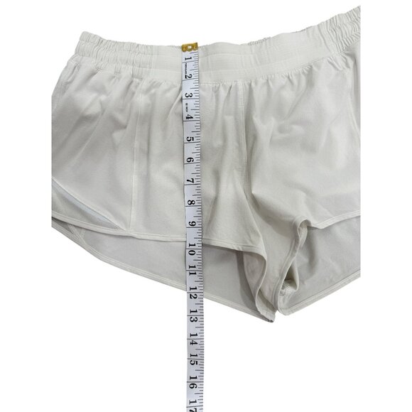Lululemon Womens Hotty Hot LR Short 2.5" Lined Bone Running Size 14 NEW - Picture 6 of 7